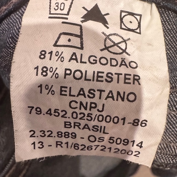 Women’s Scalon Straight Leg Jeans Made in Brazil Size 44 - Picture 8 of 8